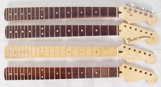 electric guitar necks, guitar neck, stratocaster necks, replacement guitar necks